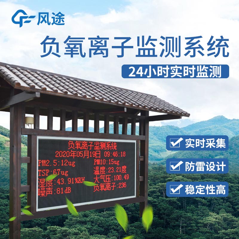 景區負離子監測系統生產廠家